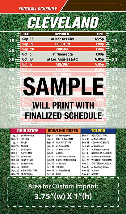 Full Magnet Football Schedules | Real Estate